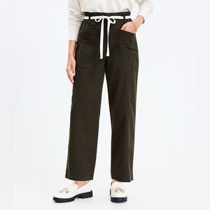 Loft Paper Bag Utility Pant In Twill